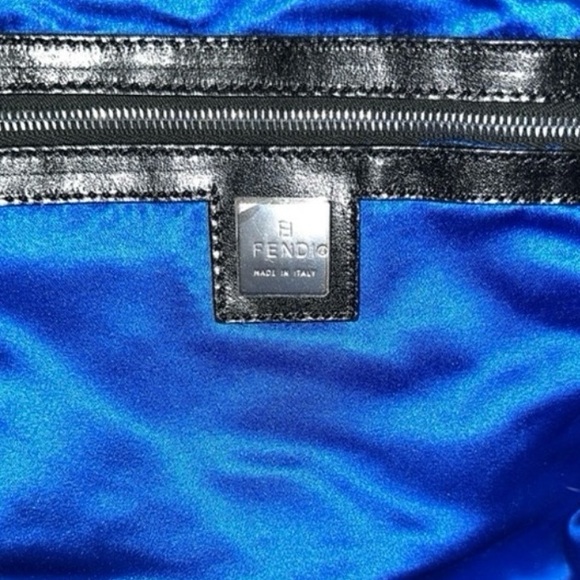 Fendi Rabbit Fur & Satin Tote - Picture 6 of 10